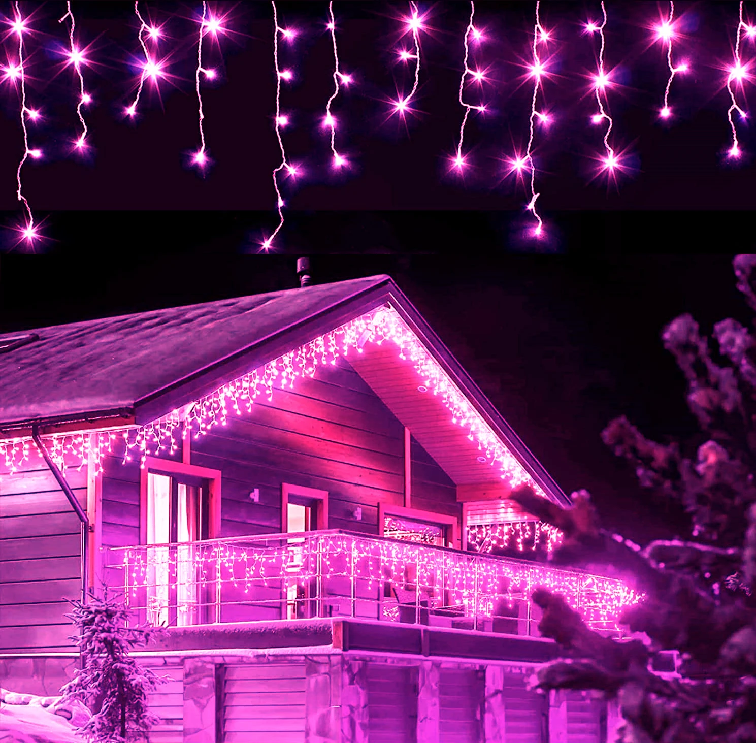 Christmas Icicle Lights Outdoor Decor Led Curtain Light 5M*0.5/0.6/0.7M New Year Decor 2023 Fairy String For Wedding Decoration
Christmas Icicle Lights Outdoor Decor Led Curtain Light 5M*0.5/0.6/0.7M New Year Decor 2023 Fairy String For Wedding Decoration