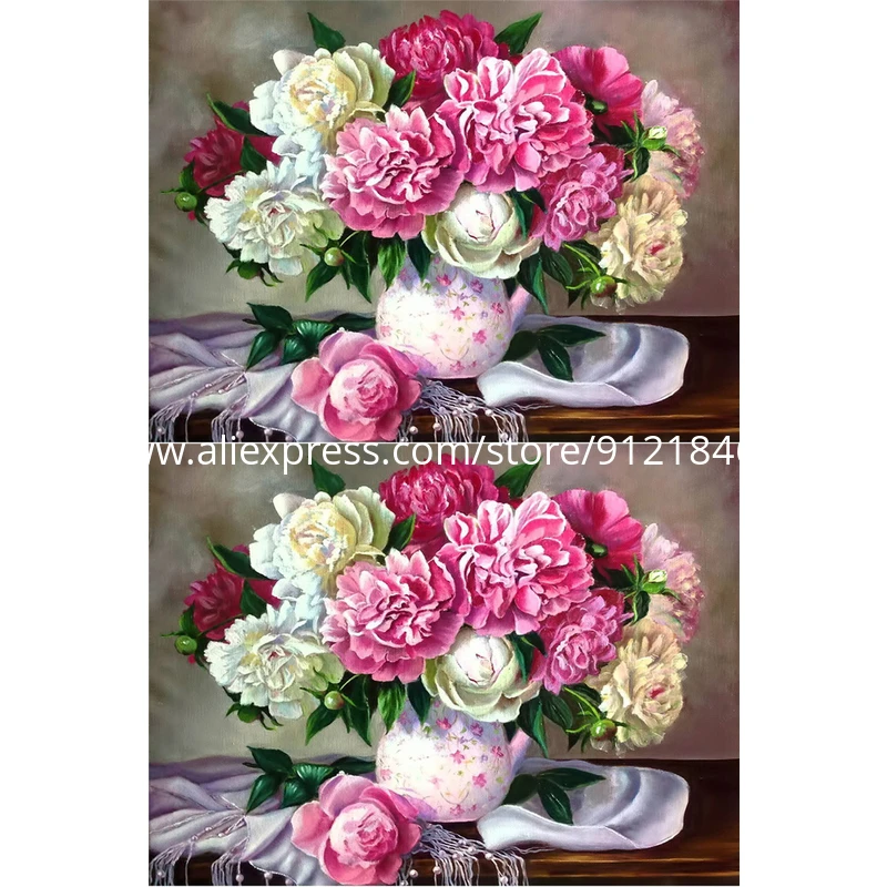 ROAMILY,Diamond Painting peonies,flowers,5D Full Round Diamond Embroidery,peony,Sale,New Style Wall Painting
ROAMILY,Diamond Painting peonies,flowers,5D Full Round Diamond Embroidery,peony,Sale,New Style Wall Painting