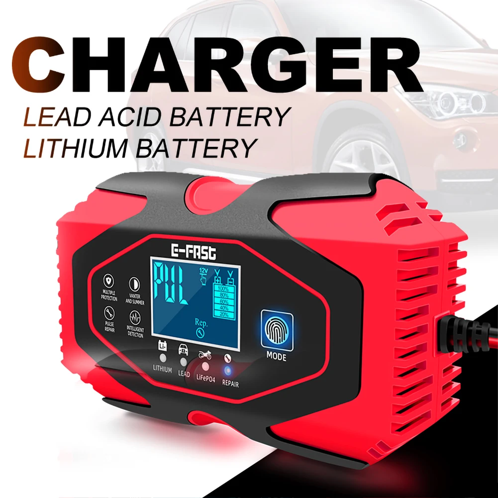 Full Automatic Car Battery Charger 12V/6A - 24V/3A Digital Display Battery Charger Power Puls Repair Chargers Wet Dry Lead Acid
Full Automatic Car Battery Charger 12V/6A - 24V/3A Digital Display Battery Charger Power Puls Repair Chargers Wet Dry Lead Acid