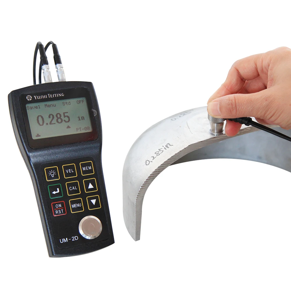 YUSHI 0.8mm to 300mm Ultrasonic Thickness Gauge UM-2D Resolution 0.01mm Through Paint Thickness Measuring Instrument NDT UT
YUSHI 0.8mm to 300mm Ultrasonic Thickness Gauge UM-2D Resolution 0.01mm Through Paint Thickness Measuring Instrument NDT UT