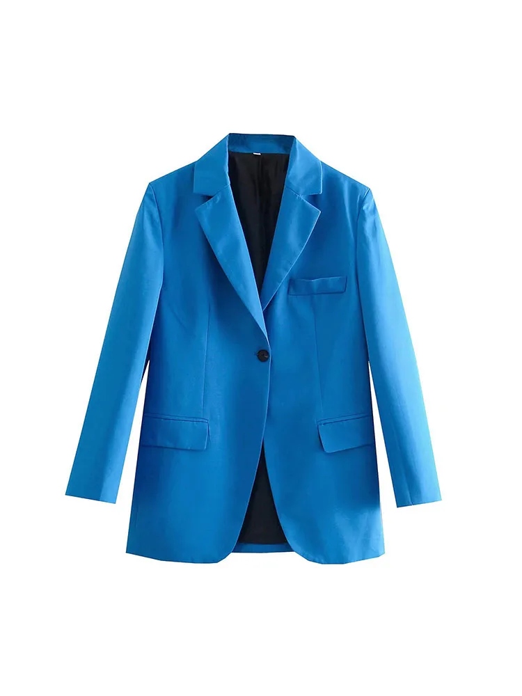 BM&MD&ZA Women 2022 New Fashion Straight recreational Blazer Coat Vintage Long Sleeve Pockets Female Outerwear Chic
BM&MD&ZA Women 2022 New Fashion Straight recreational Blazer Coat Vintage Long Sleeve Pockets Female Outerwear Chic