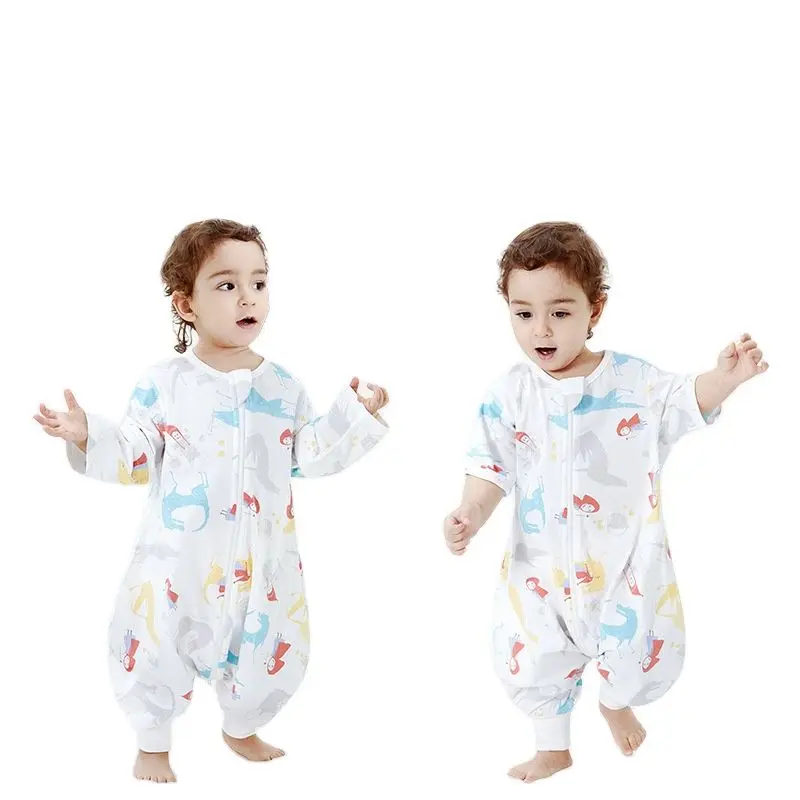 Baby Sleeping Bag Newborn Clothes Bamboo Cotton Gauze Detachable Leg Separated Baby Pajamas Boy's Girl's One Piece Clothes
Baby Sleeping Bag Newborn Clothes Bamboo Cotton Gauze Detachable Leg Separated Baby Pajamas Boy's Girl's One Piece Clothes