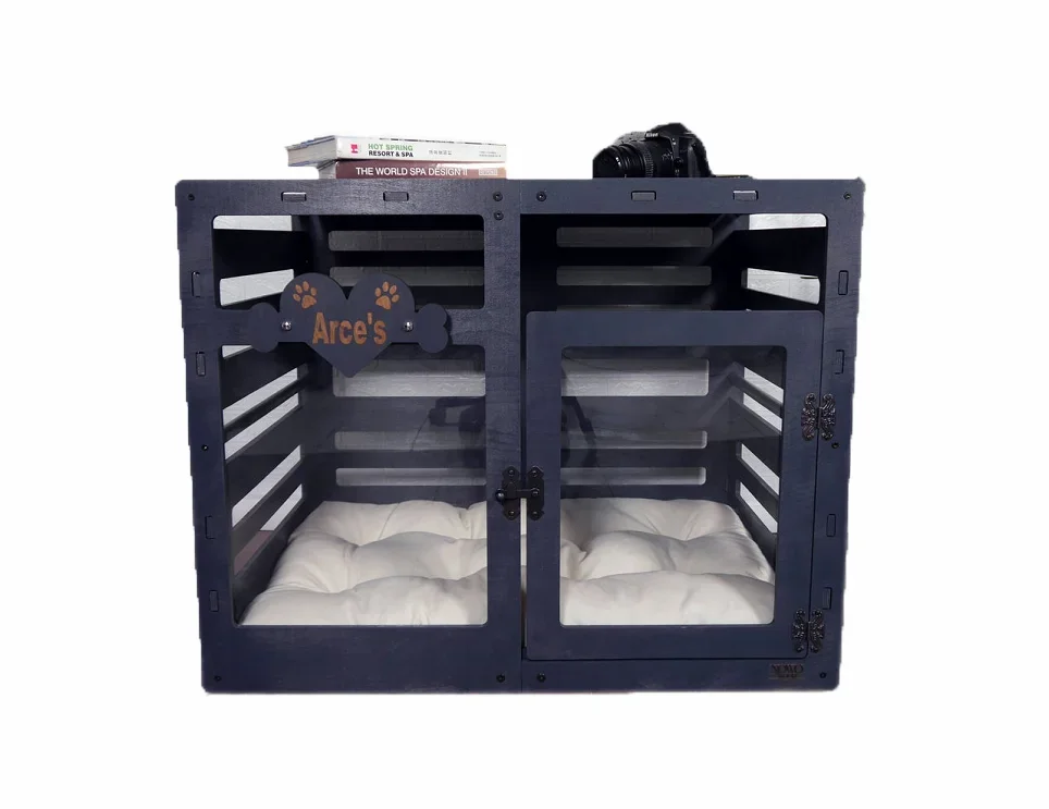 JUNJI Modern Dog House Wooden Pet House Dog Bed Crate Kennel Furniture Pet Beds & Accessories for Dogs Customized Size
JUNJI Modern Dog House Wooden Pet House Dog Bed Crate Kennel Furniture Pet Beds & Accessories for Dogs Customized Size