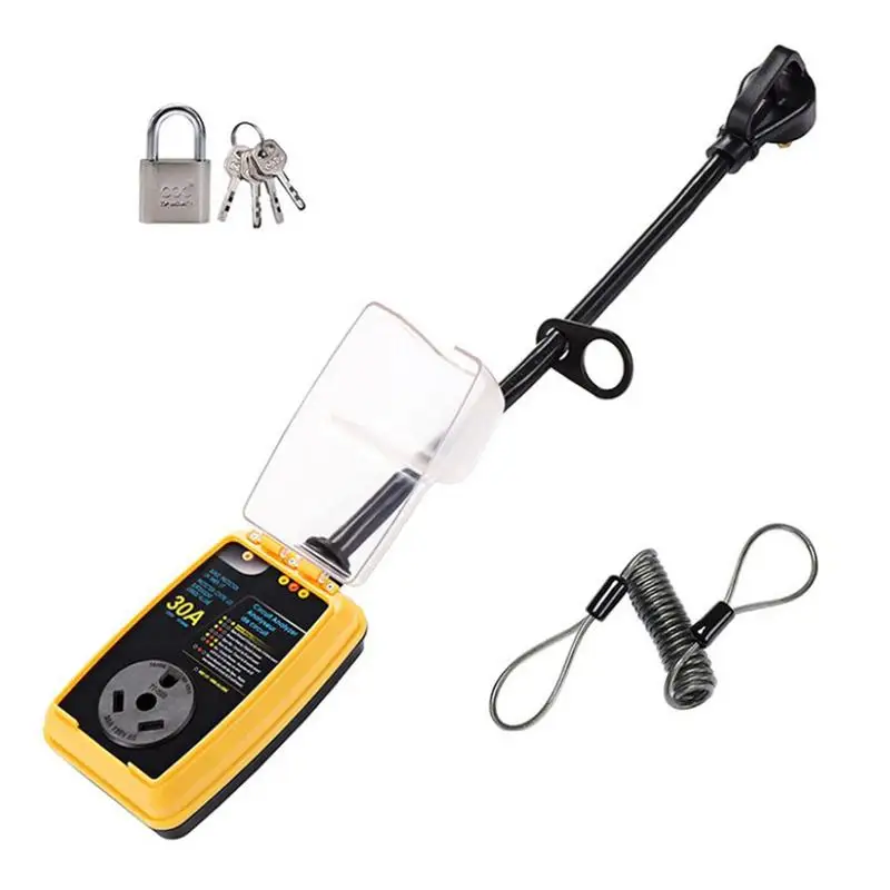RV Surge Protective Plug Portable 30A RV Surge Protective Plug RV Power Monitor With Rugged Pull Handles
RV Surge Protective Plug Portable 30A RV Surge Protective Plug RV Power Monitor With Rugged Pull Handles