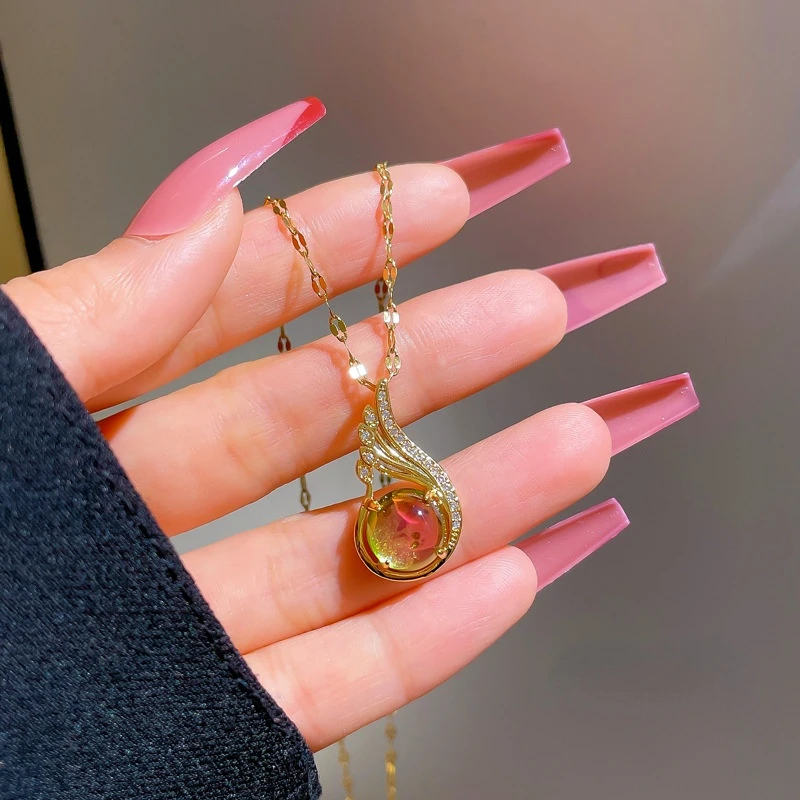 CDJAIME Multicolor Zircon Pendant Necklace For Women 2022 Trendy Peacock Shape Design Clavicle Chain Fine Jewelry Party Gifts
CDJAIME Multicolor Zircon Pendant Necklace For Women 2022 Trendy Peacock Shape Design Clavicle Chain Fine Jewelry Party Gifts