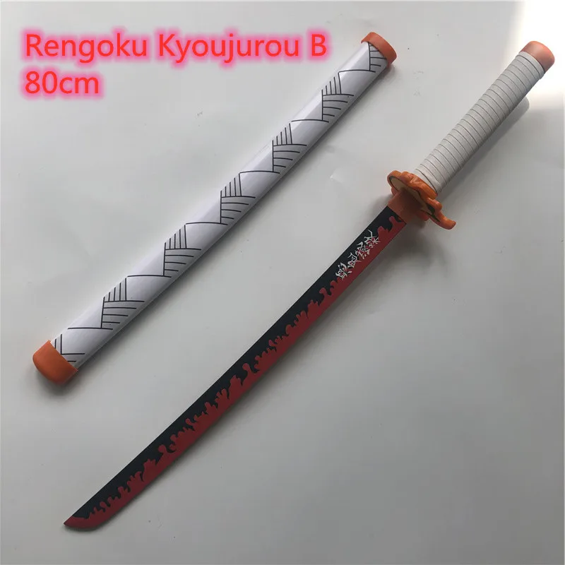 1:1 80cm Demon Slayer Sword Weapon Rengoku Kyoujurou Fire White Sowrd Kimetsu no Yaiba Cosplay Ninja Knife Wood Anime Sword
1:1 80cm Demon Slayer Sword Weapon Rengoku Kyoujurou Fire White Sowrd Kimetsu no Yaiba Cosplay Ninja Knife Wood Anime Sword