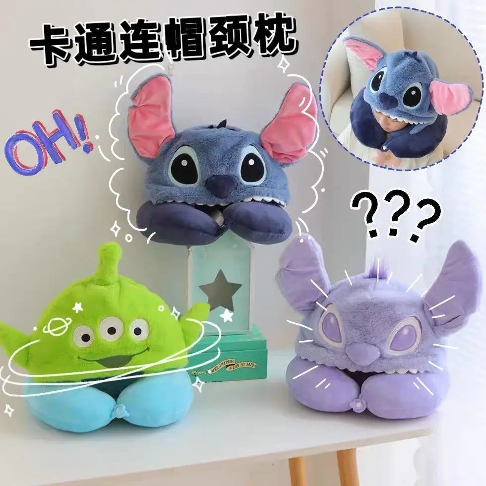Disney Lilo And Stitch Cartoon Cute Stevens Hooded U-shaped Neck Pillow Nap Pillow Travel Plane Car Hat U Pillow Birthday Gifts
Disney Lilo And Stitch Cartoon Cute Stevens Hooded U-shaped Neck Pillow Nap Pillow Travel Plane Car Hat U Pillow Birthday Gifts