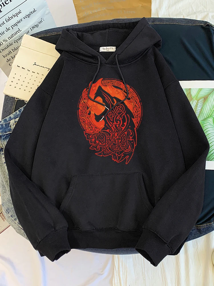 Hoodie Women's Giant Wolf In Norse Mythology Fenrir Pattern Printed Hoodies Women Casual Tops Oversize Soft Females clothes tops
Hoodie Women's Giant Wolf In Norse Mythology Fenrir Pattern Printed Hoodies Women Casual Tops Oversize Soft Females clothes tops
