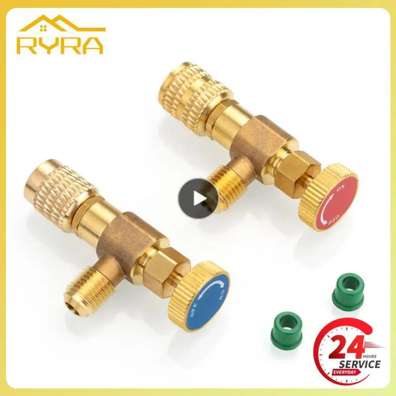 Air Conditioning Valve R410 R22 High Hardnes Air Conditioner Connector 1/4" Male - 5/16" Female. Connector Connection Adapter
Air Conditioning Valve R410 R22 High Hardnes Air Conditioner Connector 1/4" Male - 5/16" Female. Connector Connection Adapter