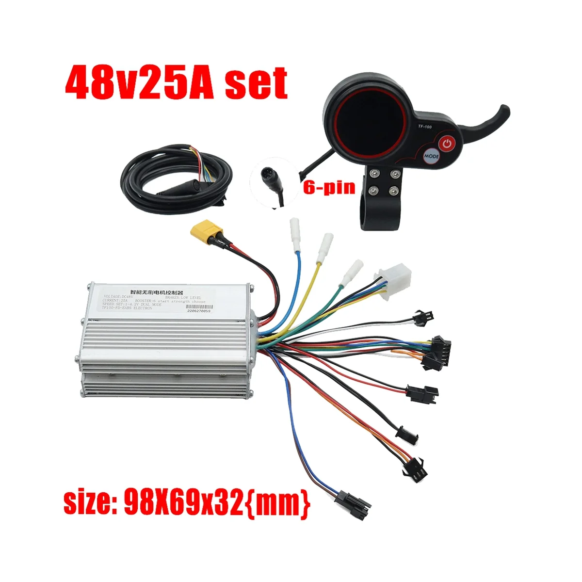 48V 25A Electric Scooter Controller Dashboard Kit with TF-100 Display Scooter for KUGOO M4 Electric Scooter Parts
48V 25A Electric Scooter Controller Dashboard Kit with TF-100 Display Scooter for KUGOO M4 Electric Scooter Parts