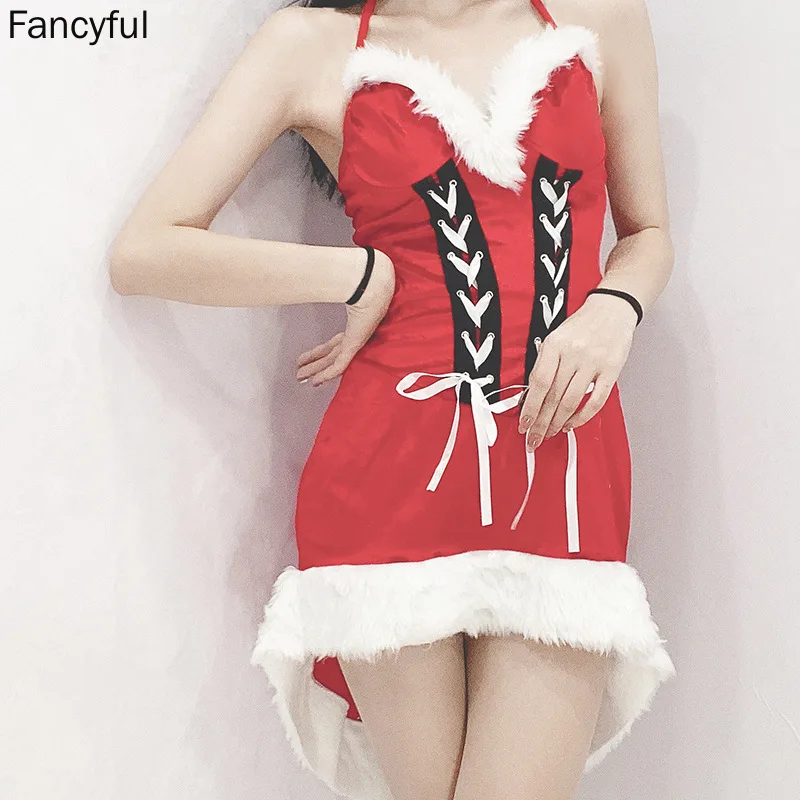 Christmas Party Costume Swallowtail Dresses for Women Sexy Suspender Dress Fashion Stage Performance Costumes Set for Female
Christmas Party Costume Swallowtail Dresses for Women Sexy Suspender Dress Fashion Stage Performance Costumes Set for Female