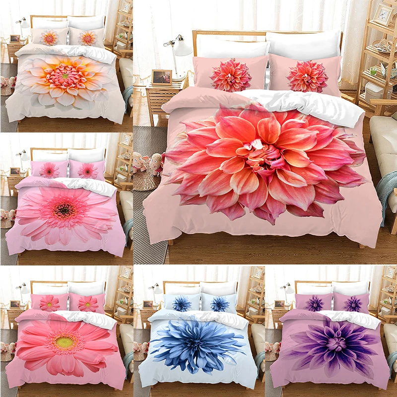 3D Print Flower Duvet Cover Bedding Set 2/3pcs Quilt Cover Queen King Size Comforter Cover Comforter Bedding Sets genshin impact 
3D Print Flower Duvet Cover Bedding Set 2/3pcs Quilt Cover Queen King Size Comforter Cover Comforter Bedding Sets genshin impact