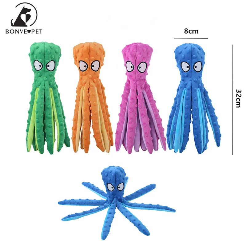 32cm Plush Octopus Dog Toy Pet Chew Toys For Dogs Food Soft Sound Stuffed Toy Teething Dog Accessories 4 Colors
32cm Plush Octopus Dog Toy Pet Chew Toys For Dogs Food Soft Sound Stuffed Toy Teething Dog Accessories 4 Colors