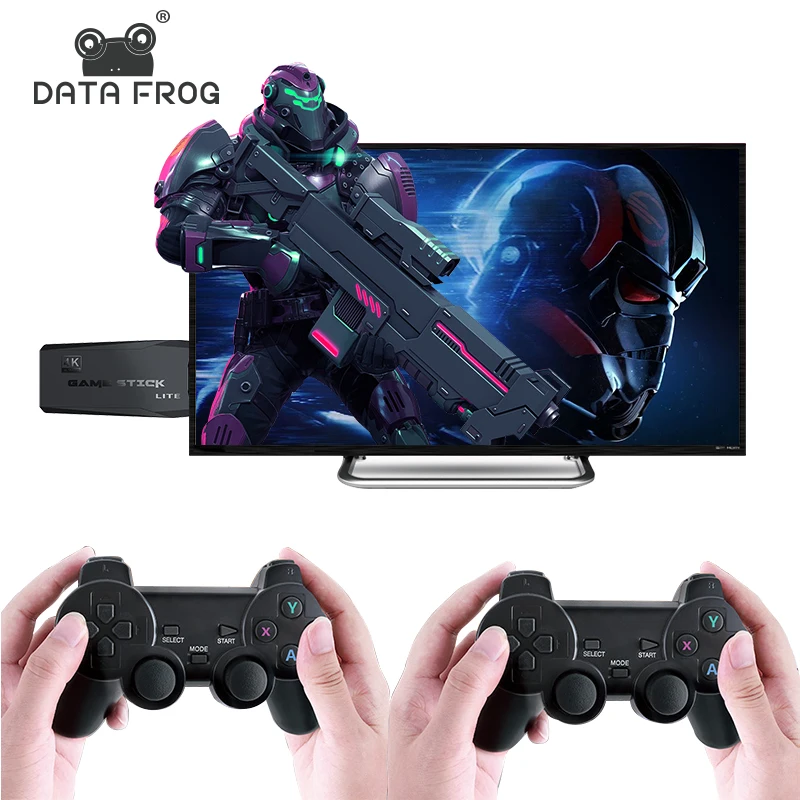 DATA FROG Console Video Game Built in10000 Classic Games 4K Retro Game For PS1/GBA HD Family TV Game Console Controller Playe
DATA FROG Console Video Game Built in10000 Classic Games 4K Retro Game For PS1/GBA HD Family TV Game Console Controller Playe