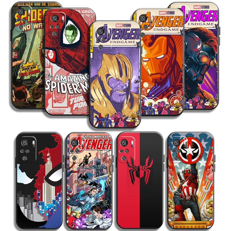 Marvel Spiderman Phone Cases For Xiaomi POCO F3 GT X3 GT M3 Pro X3 NFC Redmi Note 9 10 Pro 5G Back Cover Soft TPU Carcasa Funda
Marvel Spiderman Phone Cases For Xiaomi POCO F3 GT X3 GT M3 Pro X3 NFC Redmi Note 9 10 Pro 5G Back Cover Soft TPU Carcasa Funda