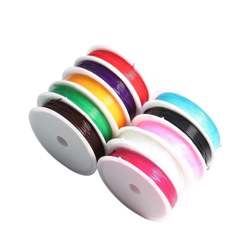 5-15m Strong Elastic Beading Cord Jewelry Making Necklace Bracelet DIY Beads String Stretchable Thread 0.6/0.8/1mm
5-15m Strong Elastic Beading Cord Jewelry Making Necklace Bracelet DIY Beads String Stretchable Thread 0.6/0.8/1mm