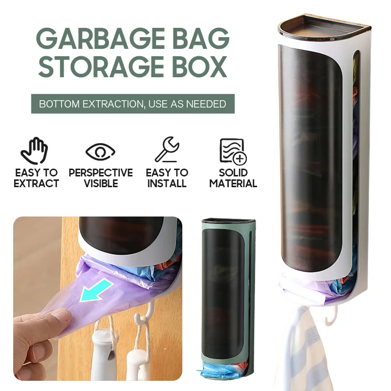 Home Garbage Bag Storage Box Wall Mount Punch Free Rubbish Bag Dispenser Supply Bathroom Kitchen Wall Mounted Storage Cartridge
Home Garbage Bag Storage Box Wall Mount Punch Free Rubbish Bag Dispenser Supply Bathroom Kitchen Wall Mounted Storage Cartridge