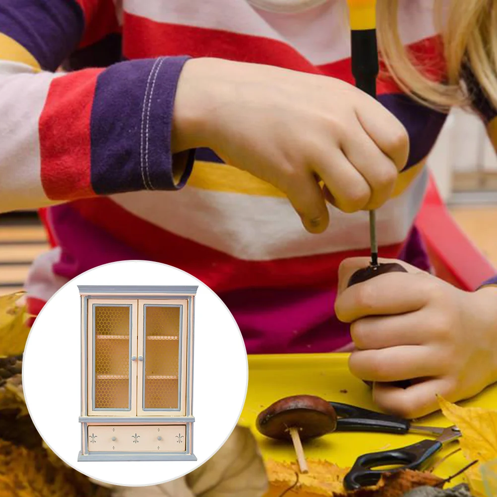 Dollhouse Bookshelf Cabinet Model Furniture Desktop Ornament Kids Toy Organizer Bins
Dollhouse Bookshelf Cabinet Model Furniture Desktop Ornament Kids Toy Organizer Bins