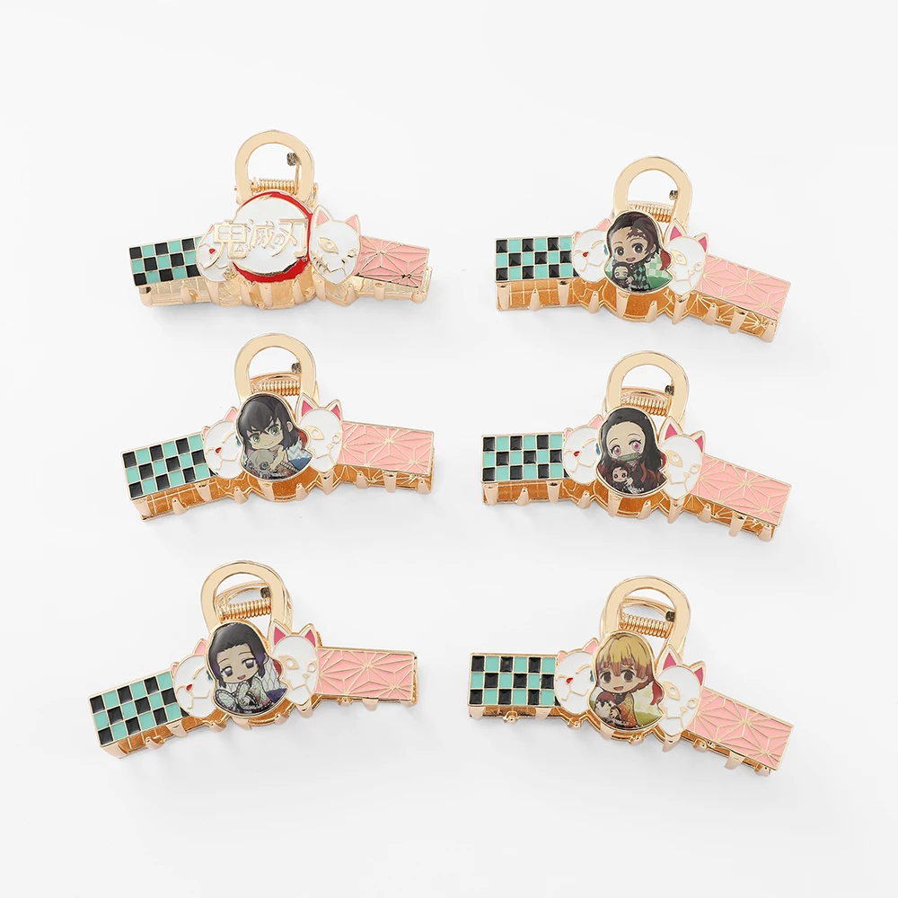 Anime Demon Slayer Kimetsu No Yaiba Metal Hair Claw Hair Clips Women Elegant Hollow Geometric Hairpin Fashion Hair Accessories
Anime Demon Slayer Kimetsu No Yaiba Metal Hair Claw Hair Clips Women Elegant Hollow Geometric Hairpin Fashion Hair Accessories