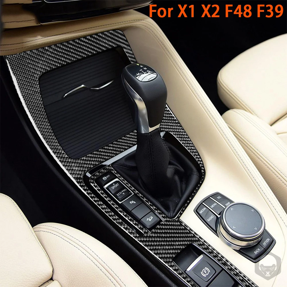 Carbon Fiber Car Decoration Stickers For BMW X1 F48 2016-2021 X2 F39 2018-2021 Black Patch Labeling Car Interior Accessories
Carbon Fiber Car Decoration Stickers For BMW X1 F48 2016-2021 X2 F39 2018-2021 Black Patch Labeling Car Interior Accessories