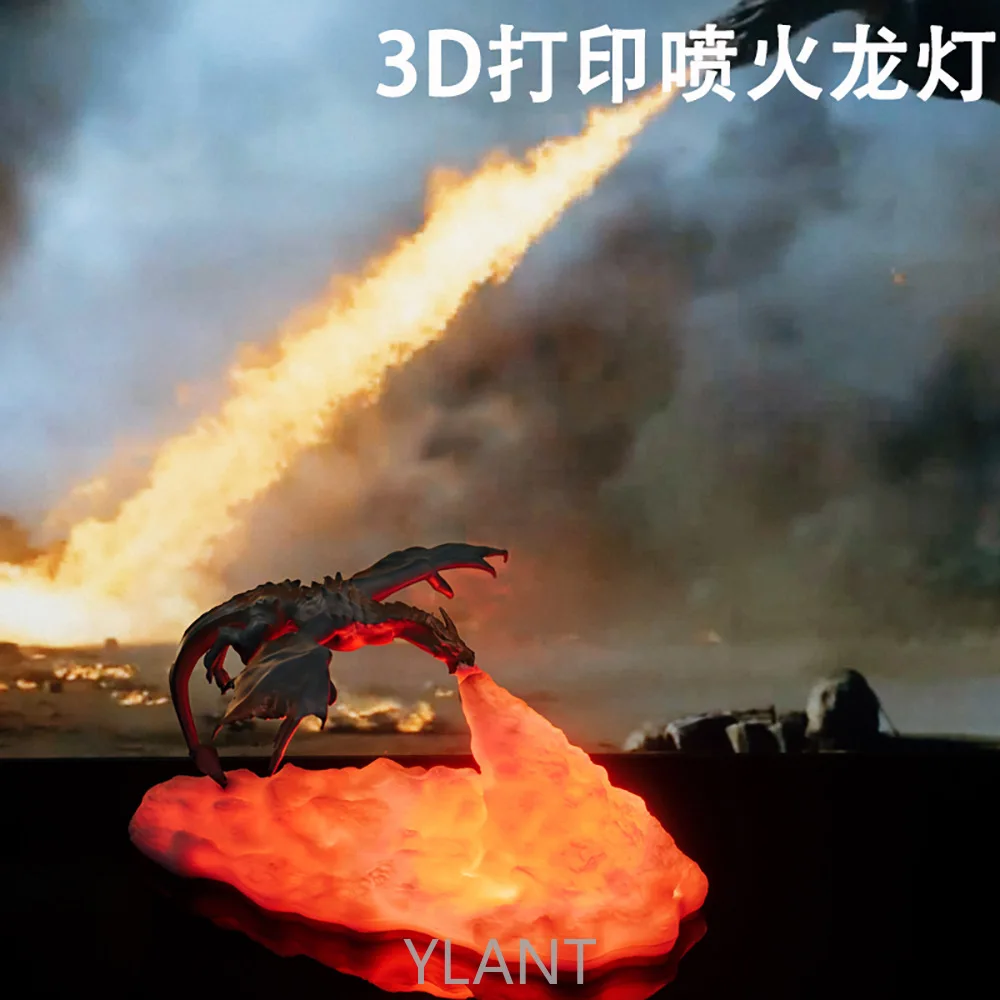 3D Print LED Fire Dragon Ice Dragon Lamps Night Light Rechargeable Soft Light For Bedroom Living Room Camping Hiking Home Decor
3D Print LED Fire Dragon Ice Dragon Lamps Night Light Rechargeable Soft Light For Bedroom Living Room Camping Hiking Home Decor