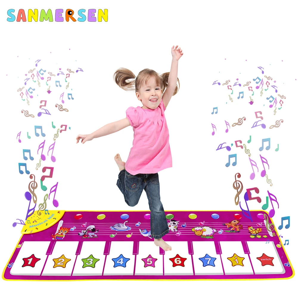 39.5" Musical Piano Mat For Kids Toddlers Floor Keyboard Dance Mat With 8 Animal Sounds Baby Mat Study Educational Toys
39.5" Musical Piano Mat For Kids Toddlers Floor Keyboard Dance Mat With 8 Animal Sounds Baby Mat Study Educational Toys