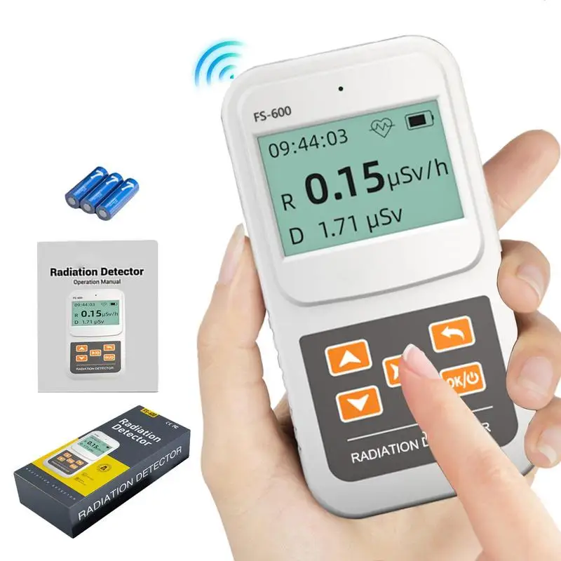 Radiation Dosimeter Large Digital Screen Personal Nuclear Radiation Detector Smart Detector For Home Office Outdoor Inspection
Radiation Dosimeter Large Digital Screen Personal Nuclear Radiation Detector Smart Detector For Home Office Outdoor Inspection