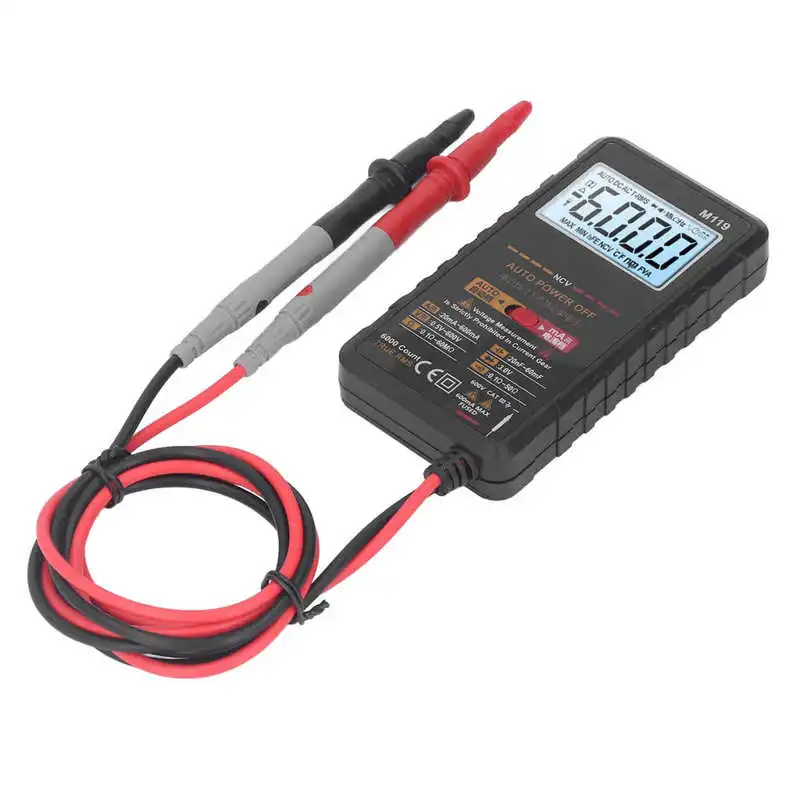 Professional Multimeter Digital Handheld Automatic Range Non Contact Voltage Current Resistance Test Meter Smart anti-burn meter
Professional Multimeter Digital Handheld Automatic Range Non Contact Voltage Current Resistance Test Meter Smart anti-burn meter
