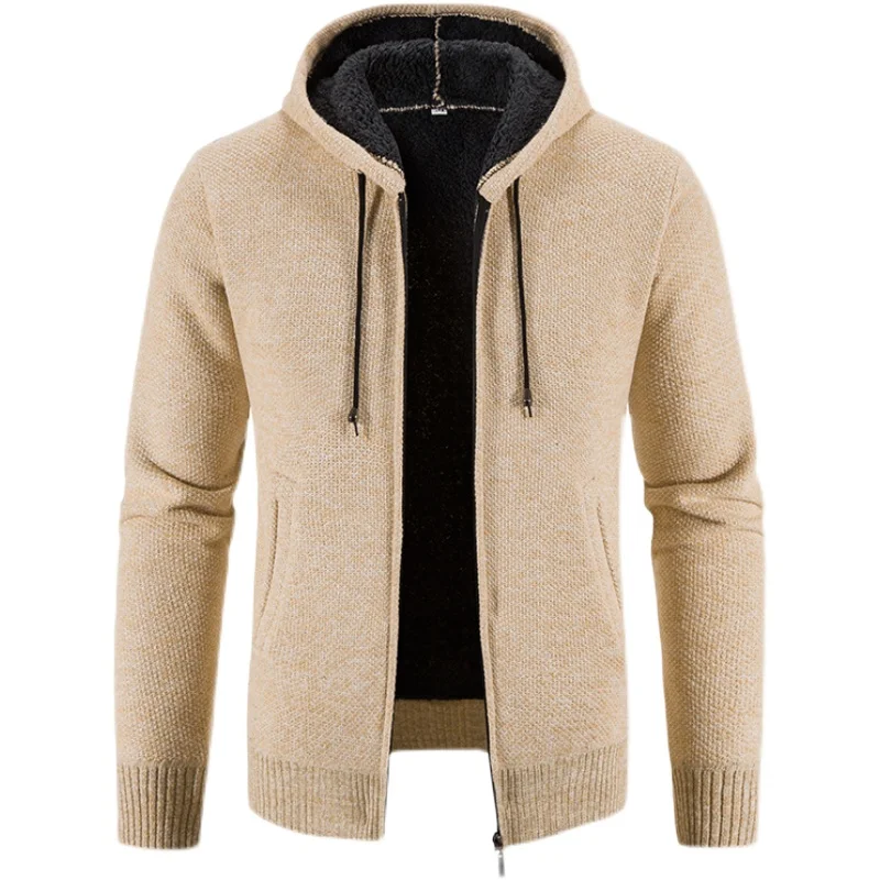 2022 New Autumn and Winter Fleece Plus Thick Plus Size Men's Sweater Jacket Hooded Zipper Cardigan Warm Jacket
2022 New Autumn and Winter Fleece Plus Thick Plus Size Men's Sweater Jacket Hooded Zipper Cardigan Warm Jacket