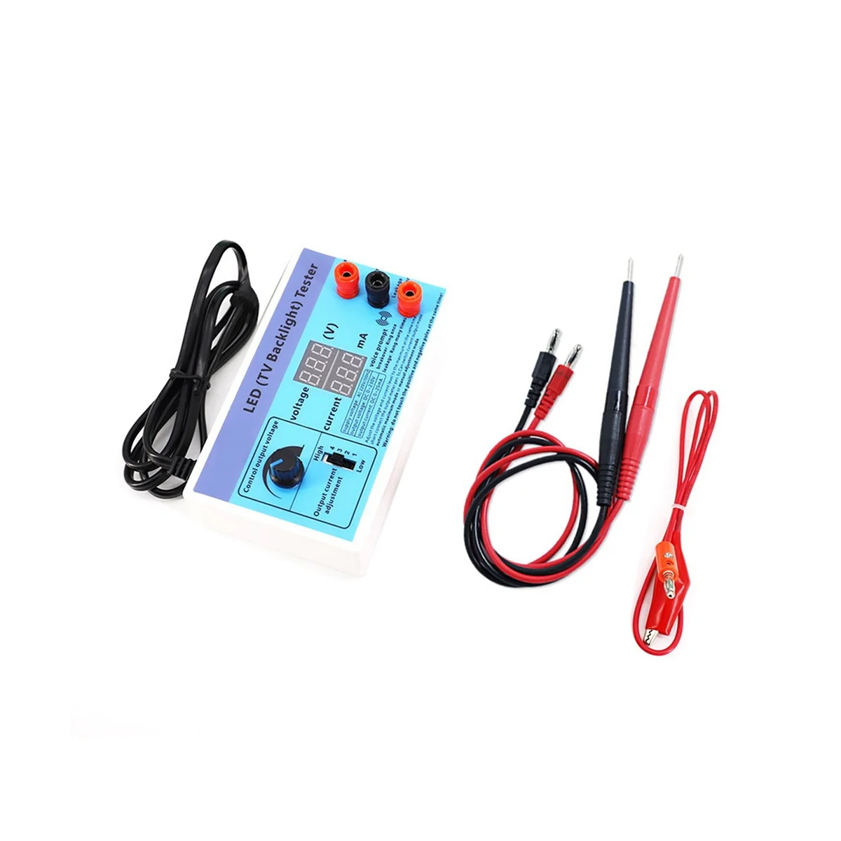 LED Tester 0-230V Output LED TV Backlight Tester Multipurpose LED Strips Beads Test Tool Measurement Instruments EU Plug
LED Tester 0-230V Output LED TV Backlight Tester Multipurpose LED Strips Beads Test Tool Measurement Instruments EU Plug