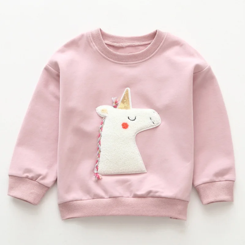 Spring Korean Style Baby Girl Sweatshirt Cute Patchwork Unicorn Kids Girls Hoodies Boutique Toddler Clothes 2-7 Years
Spring Korean Style Baby Girl Sweatshirt Cute Patchwork Unicorn Kids Girls Hoodies Boutique Toddler Clothes 2-7 Years
