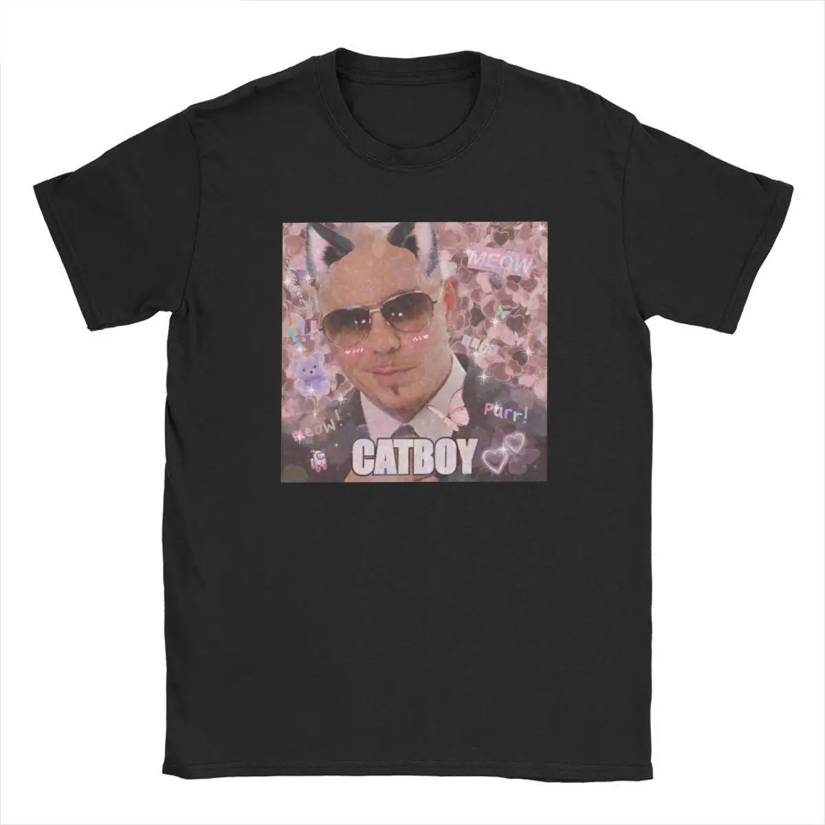 Mr. Worldwide Catboy Men T Shirt Funny Face Vintage Tee Shirt Short Sleeve Round Neck T-Shirt 100% Cotton Plus Size Clothing
Mr. Worldwide Catboy Men T Shirt Funny Face Vintage Tee Shirt Short Sleeve Round Neck T-Shirt 100% Cotton Plus Size Clothing