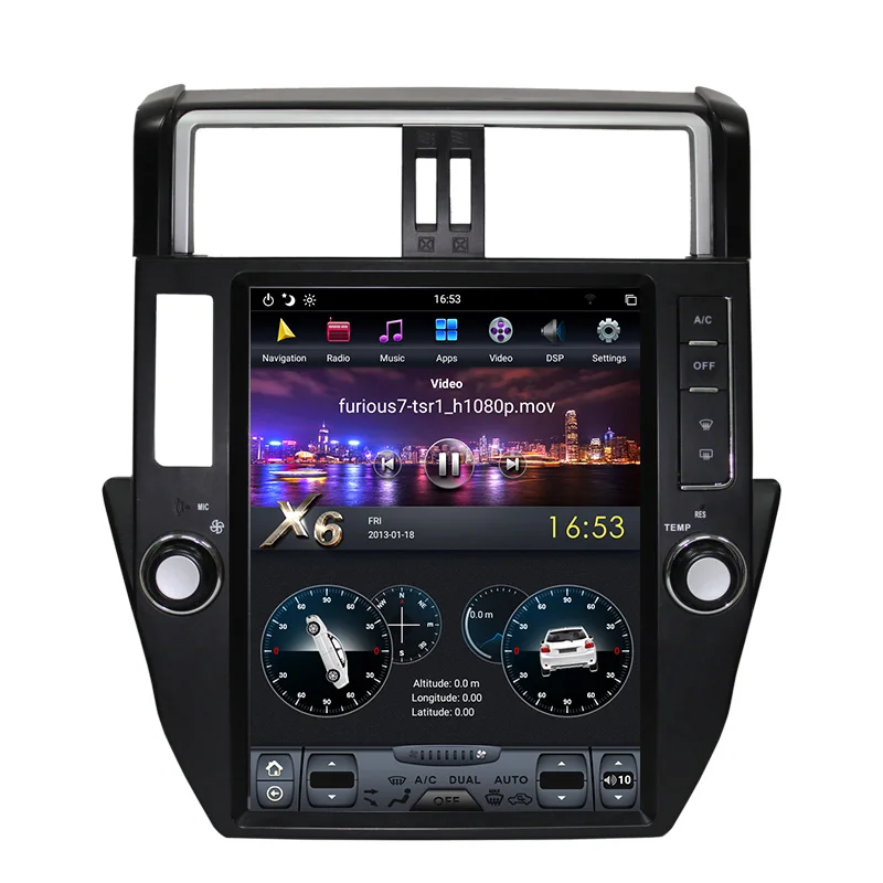 12.1inch Vertical Screen Android Car Radio Player For Toyota Prado 2010-2013 Car GPS Navigation PX6 Multimedia Stereo
12.1inch Vertical Screen Android Car Radio Player For Toyota Prado 2010-2013 Car GPS Navigation PX6 Multimedia Stereo