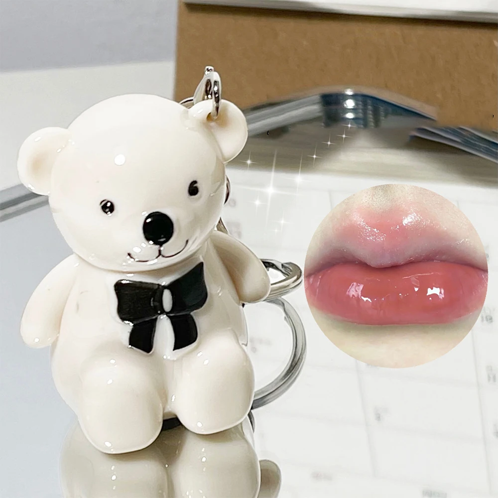 Matte Velvet Lip Glaze Cute Bear Keychain Pendant Liquid Lipstick Ash Pink Nude Lip Gloss Waterproof Lip Tint Mud Cosmetic
Matte Velvet Lip Glaze Cute Bear Keychain Pendant Liquid Lipstick Ash Pink Nude Lip Gloss Waterproof Lip Tint Mud Cosmetic