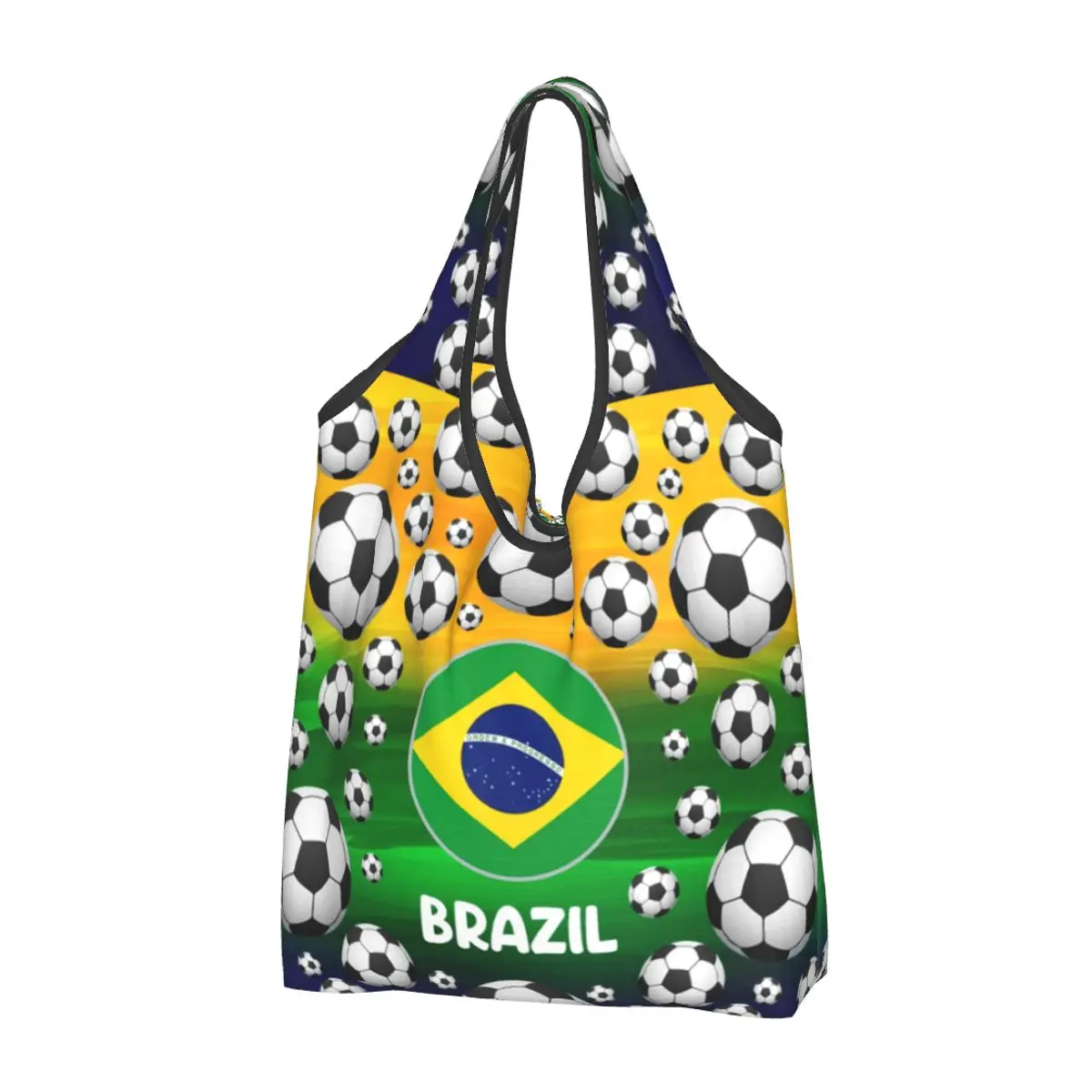 Recycling Football Shopping Bag Women Tote Bag Portable Soccer Balls Sport Groceries Shopper Bags 
Recycling Football Shopping Bag Women Tote Bag Portable Soccer Balls Sport Groceries Shopper Bags
