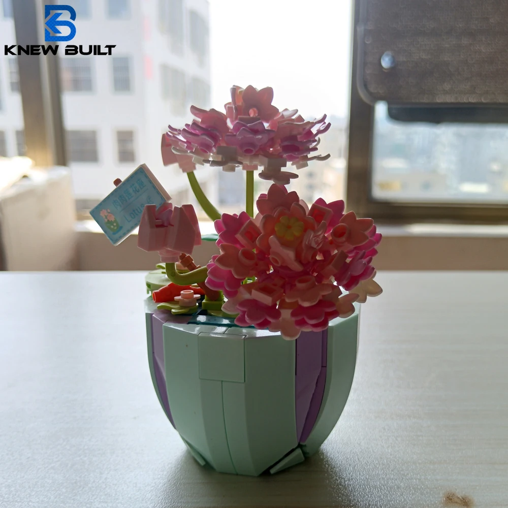 Knew Built Mini Flower 3D Model DIY Diamond Building Blocks Brick Plant Bouquet Bonsai Decoration Creative Assembly Children Toy
Knew Built Mini Flower 3D Model DIY Diamond Building Blocks Brick Plant Bouquet Bonsai Decoration Creative Assembly Children Toy
