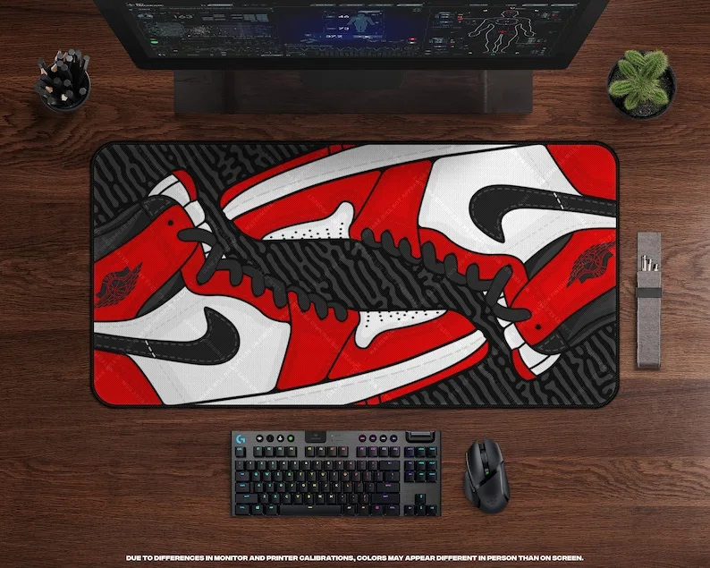 Retro Ones Gaming Desk Mat Hypebeast Sneaker Decor, XL MousePad, Large Gaming Mousepad, Mousepad XXL, Extra Large Desk Pad, Sn
Retro Ones Gaming Desk Mat Hypebeast Sneaker Decor, XL MousePad, Large Gaming Mousepad, Mousepad XXL, Extra Large Desk Pad, Sn