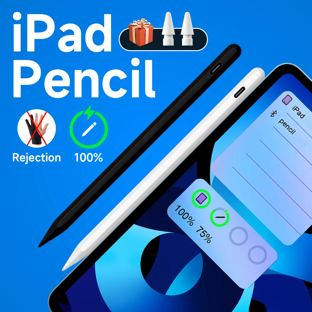 For Apple Pencil Wireless Charging Stylus For iPad Pencil Palm Rejection Pen For iPad Pro 11 12.9 Mini 6 Air 4 5 Apple Pencils
For Apple Pencil Wireless Charging Stylus For iPad Pencil Palm Rejection Pen For iPad Pro 11 12.9 Mini 6 Air 4 5 Apple Pencils