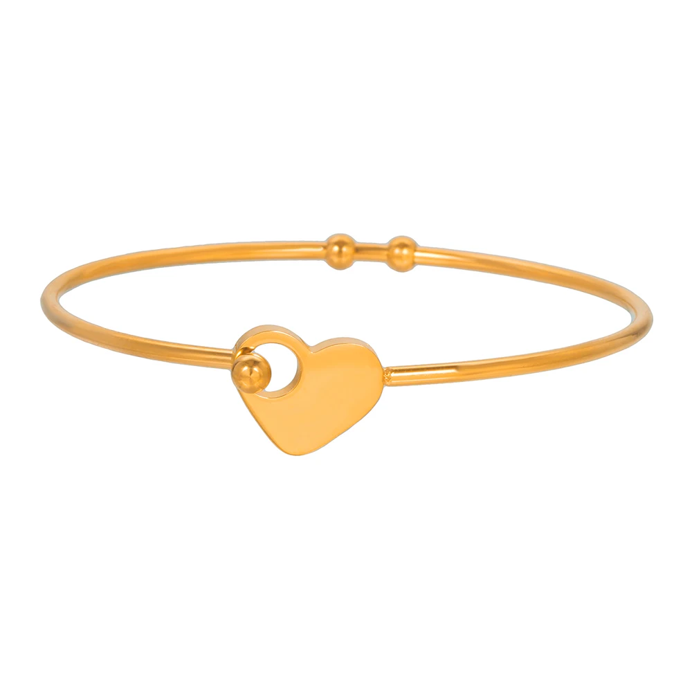 316L Stainless Steel New Fashion Bangle Jewelry No Fade Color Love Heart Charm Thick Chain Bangle Bracelets For Women Girl Gift
316L Stainless Steel New Fashion Bangle Jewelry No Fade Color Love Heart Charm Thick Chain Bangle Bracelets For Women Girl Gift