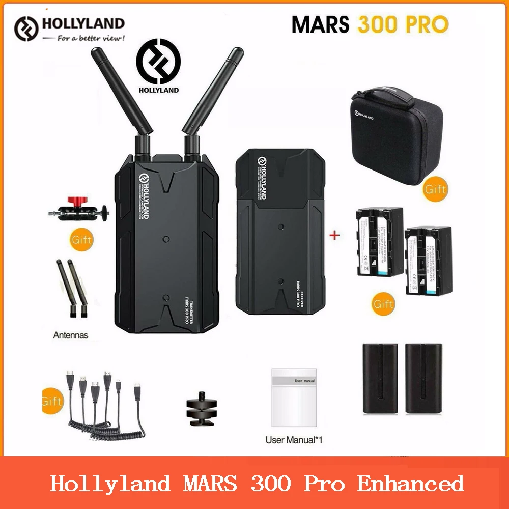 Hollyland Mars 300 PRO HD видео изображение Беспроводная передача MAR S Улучшенный передатчик приемник HDMI 1080P для DSLR камеры телефона
Hollyland Mars 300 PRO HD видео изображение Беспроводная передача MAR S Улучшенный передатчик приемник HDMI 1080P для DSLR камеры телефона