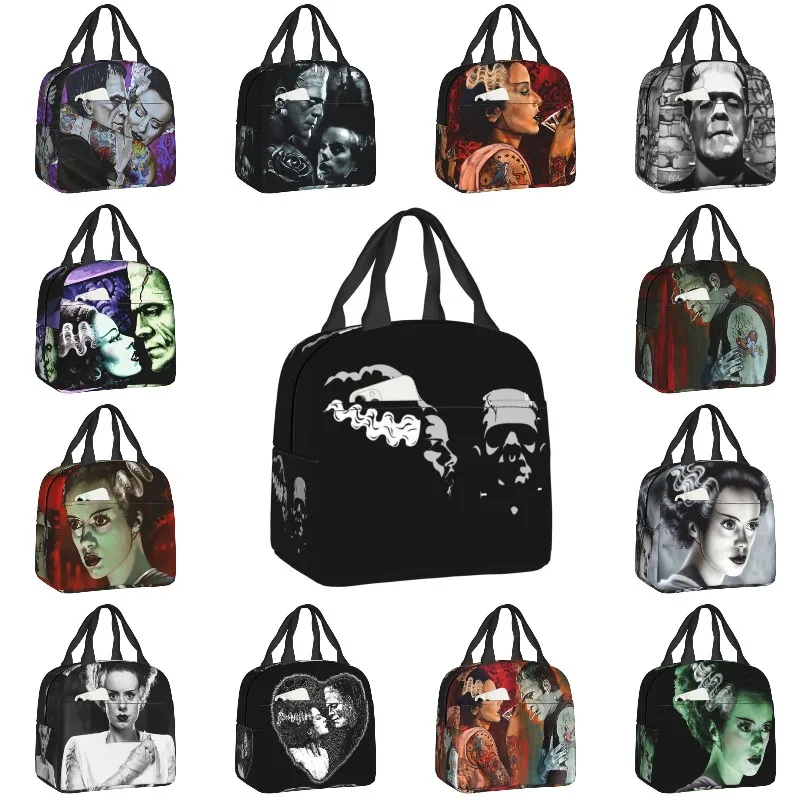 Mr. And Mrs. Frankenstein Thermal Insulated Lunch Bag Halloween Scary Film Portable Lunch Tote for Work School Travel Food Box
Mr. And Mrs. Frankenstein Thermal Insulated Lunch Bag Halloween Scary Film Portable Lunch Tote for Work School Travel Food Box