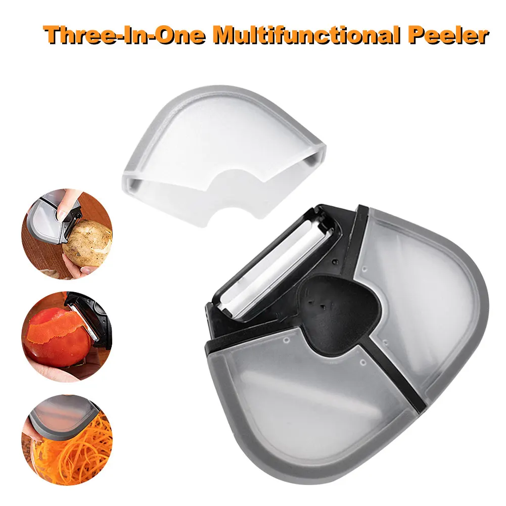Three-in-one Multifunctional Peeler Vegetable and Fruit Peeler Potato Carrot Cucumber Peeler Kitchen Tool Vegetable Peeler
Three-in-one Multifunctional Peeler Vegetable and Fruit Peeler Potato Carrot Cucumber Peeler Kitchen Tool Vegetable Peeler