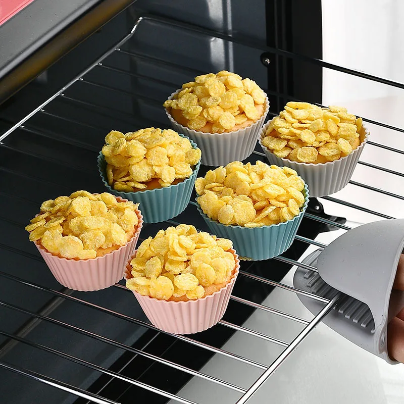 Colorful Mafen Cup Cake Silicone Mold Multi Piece Set Chocolate Biscuit Baking Mold Jelly Pudding Party Snack Making Mould Gifts
Colorful Mafen Cup Cake Silicone Mold Multi Piece Set Chocolate Biscuit Baking Mold Jelly Pudding Party Snack Making Mould Gifts