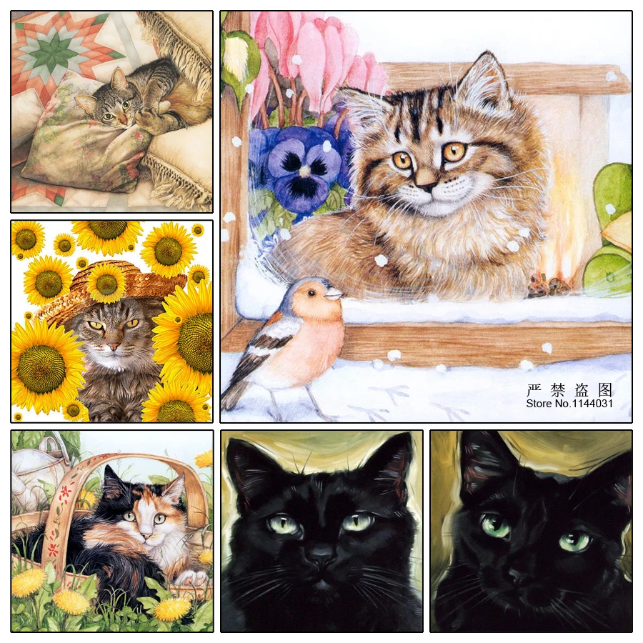 5D DIY Diamond Painting Animal Cross Stitch Cat Sunflower Flower Bird Diamond Mosaic Needlework Full Square Diamond Embroidery
5D DIY Diamond Painting Animal Cross Stitch Cat Sunflower Flower Bird Diamond Mosaic Needlework Full Square Diamond Embroidery