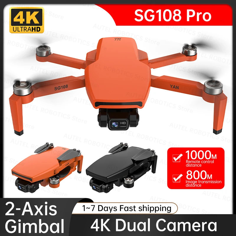 Складной Квадрокоптер AUTEL SG108 Pro, бесщеточный складной Дрон с двумя осями, Wi-Fi, FPV 4K HD камерой, VS L900 Pr
Складной Квадрокоптер AUTEL SG108 Pro, бесщеточный складной Дрон с двумя осями, Wi-Fi, FPV 4K HD камерой, VS L900 Pr
