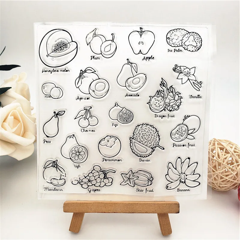 Plants fairy Fruit Clear Stamps Silicone for DIY Scrapbooking Card Making Photo Album Crafts Template Rubber Stamps Decoration
Plants fairy Fruit Clear Stamps Silicone for DIY Scrapbooking Card Making Photo Album Crafts Template Rubber Stamps Decoration