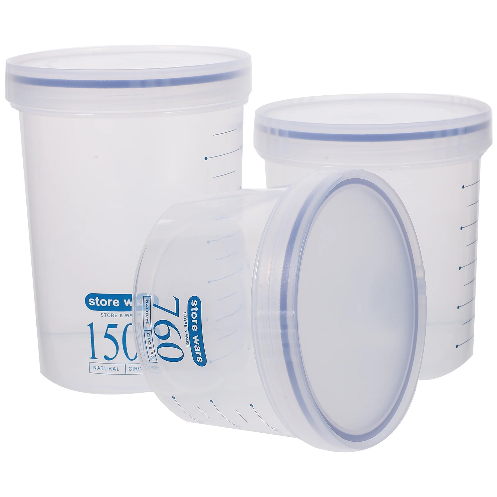 3Pcs Kitchen Storage Jars Airtight Food Container Reusable Small Food Cereal Storage Canister
3Pcs Kitchen Storage Jars Airtight Food Container Reusable Small Food Cereal Storage Canister