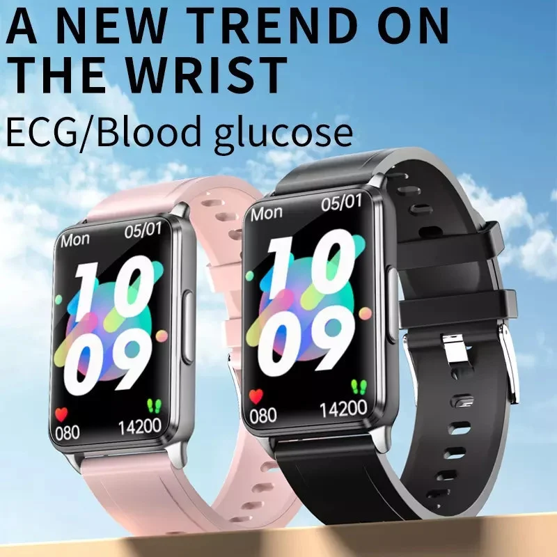 

Новинка 2023, умные часы EP02, измерение уровня сахара в крови, пульса, артериального давления, монитор здоровья, фитнес-браслет, мужские и женские Смарт-часы, Лидер продаж