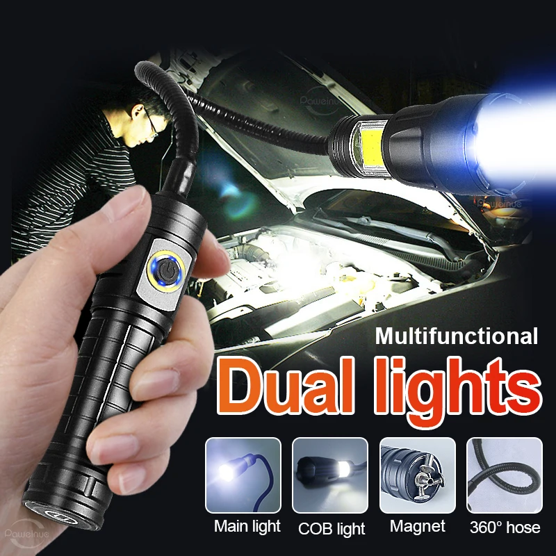 Mini Rechargeable Led Flashlight Usb XHP50 Portable Powerful Torch Light Outdoor Multifunction Work Lamp 3 Modes Camping Lantern
Mini Rechargeable Led Flashlight Usb XHP50 Portable Powerful Torch Light Outdoor Multifunction Work Lamp 3 Modes Camping Lantern