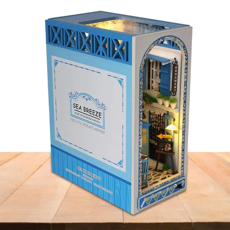 Diy Miniature Dollhouse Kit Blue Wooden Dollhouse With LED Light DIY Miniature Dollhouse Kit 3D Tiny House Kit Miniature House
Diy Miniature Dollhouse Kit Blue Wooden Dollhouse With LED Light DIY Miniature Dollhouse Kit 3D Tiny House Kit Miniature House